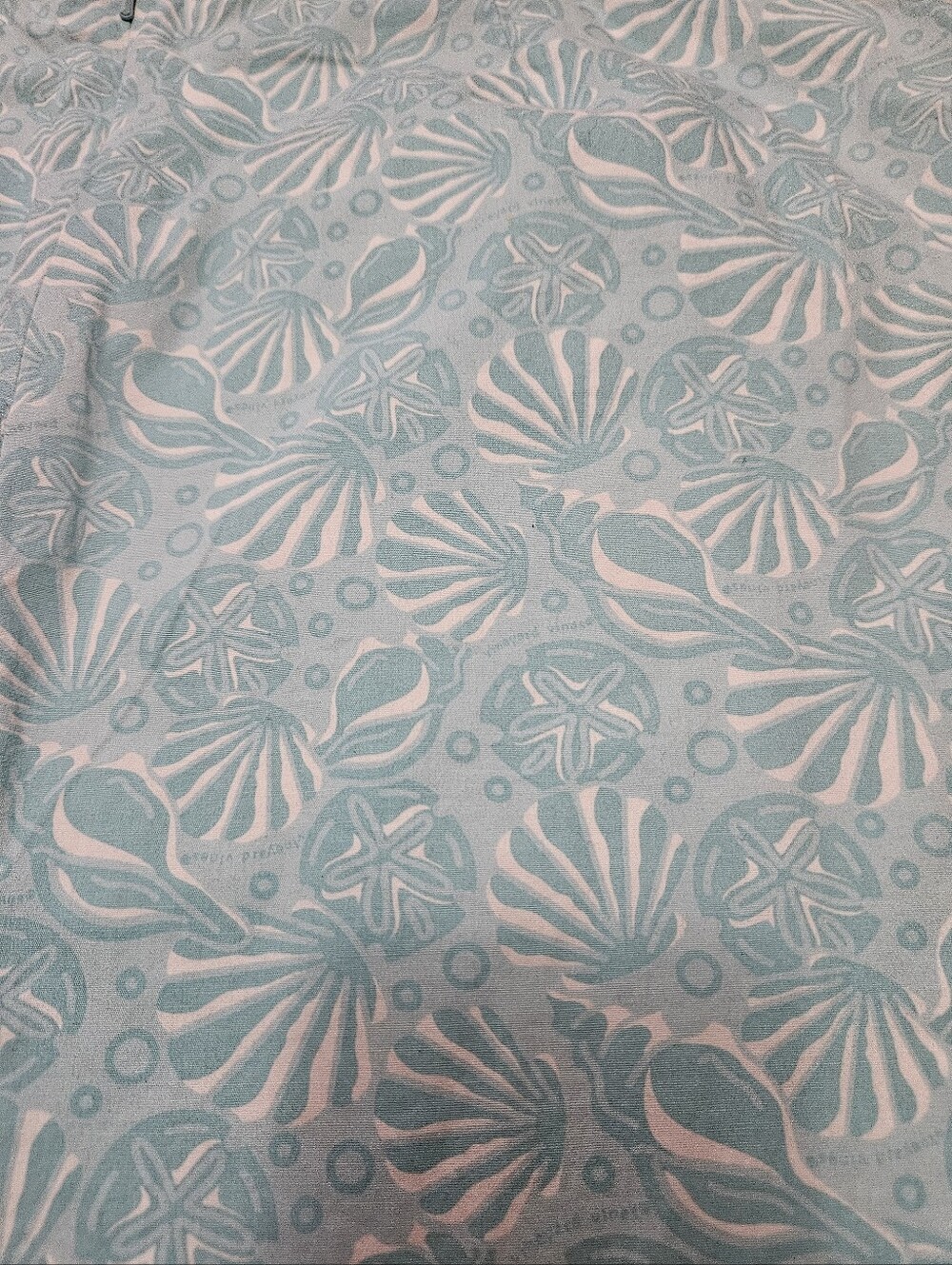 Vineyard Vines Seashell Print Light Blue Skirt